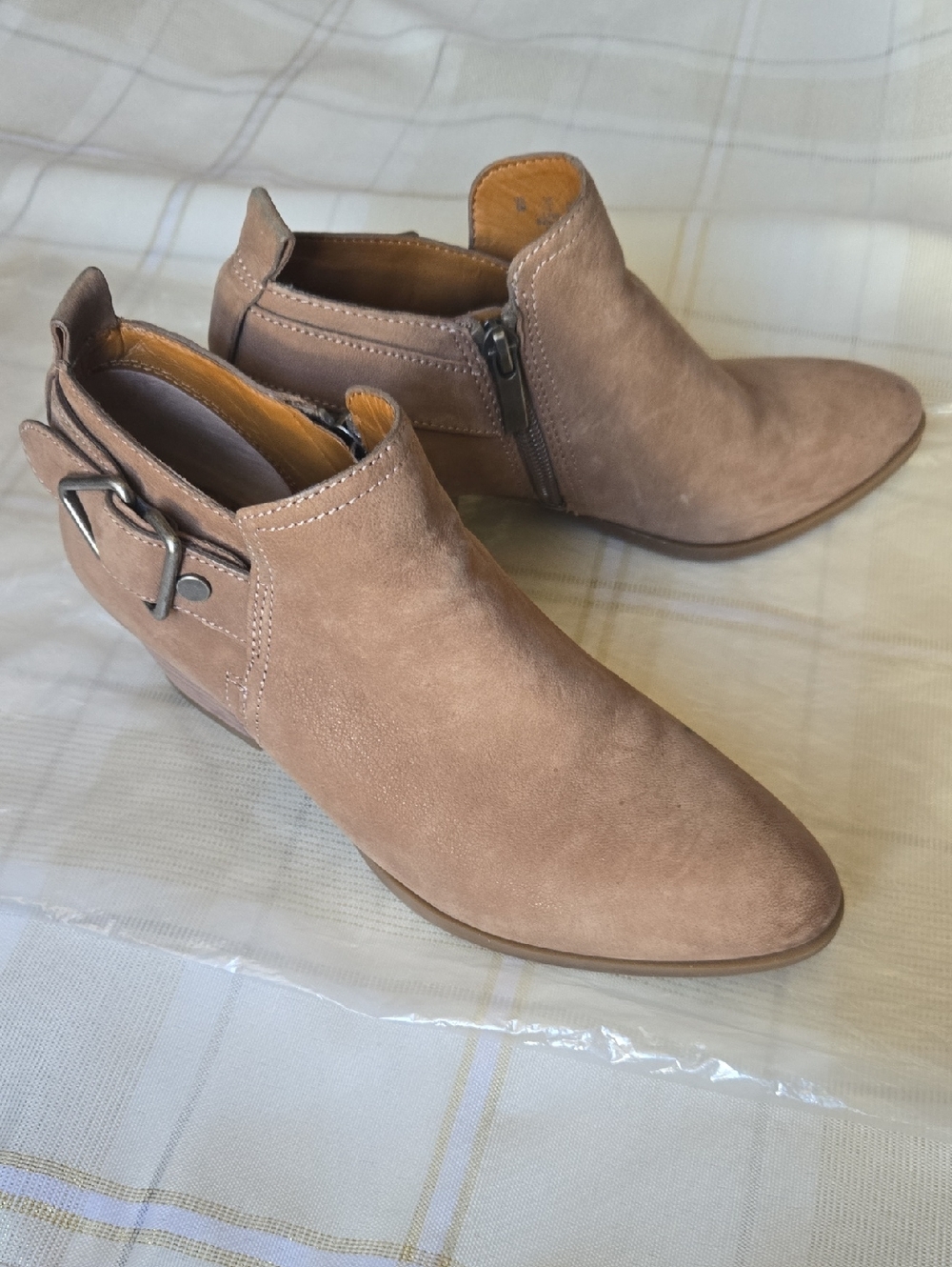 Franco Sarto Brown Suede Garfield Boots